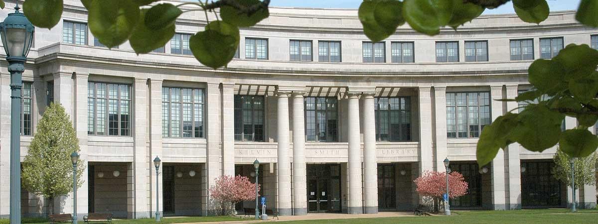 Exterior of Case Western Reserve University's Kelvin Smith Library